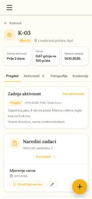 APINIS: stranica košnice