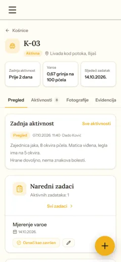 APINIS: Stranica košnice